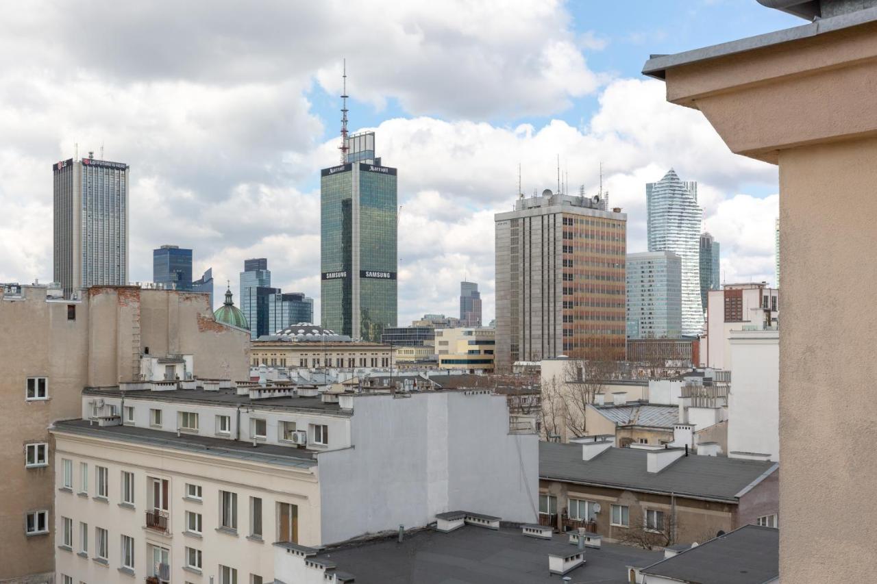 Top Floor View Apartment Marszalkowska By Noclegi Renters Warsaw Ngoại thất bức ảnh
